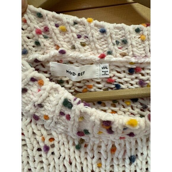 Mod Ref Confetti Sweater EUC M/L - Picture 2 of 7